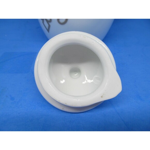 Starbucks Coffee Co. 2015 White With Scroll Design Coffee Pot With Lid - Picture 8 of 9